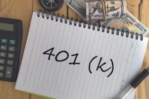 401k note on the paper for employee benefits guide