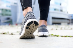 shoes of women going to gym because of her Wellness Plans