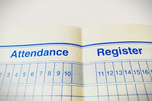 every day maintenance attendance register