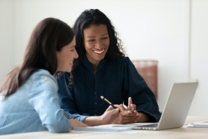 women working with Benefit Consulting Services for improvement 