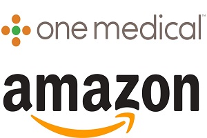amazon and one medical logo