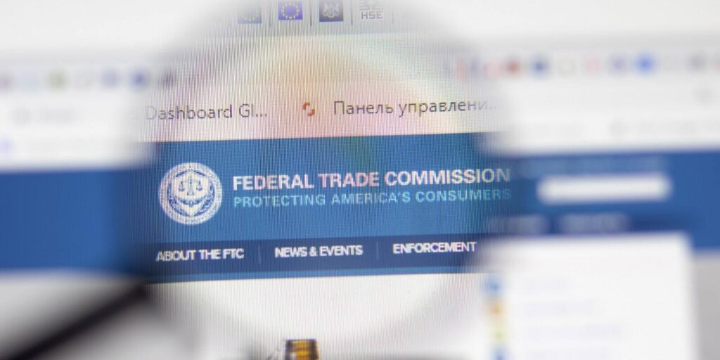 federal trade commission website page